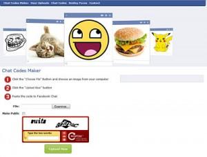 Crear emoticones para usar en chat de Facebook