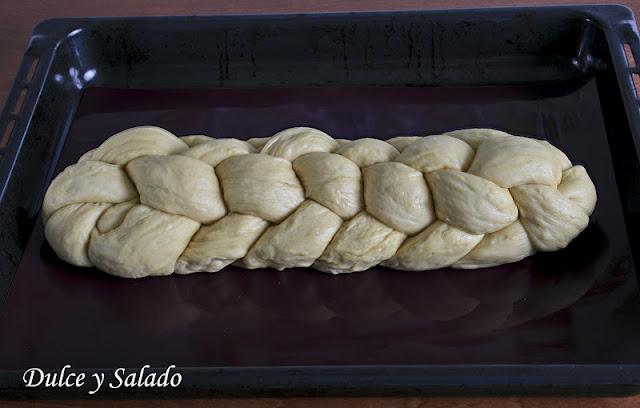 BRIOCHE TRENZADO CON CINCO CABOS (PASO A PASO) BRIOCHE TRENZADO CON CINCO CABOS (PASO A PASO)