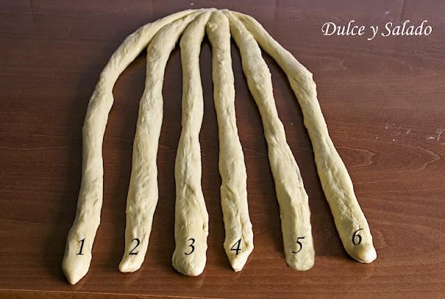 BRIOCHE TRENZADO CON CINCO CABOS (PASO A PASO) BRIOCHE TRENZADO CON CINCO CABOS (PASO A PASO)