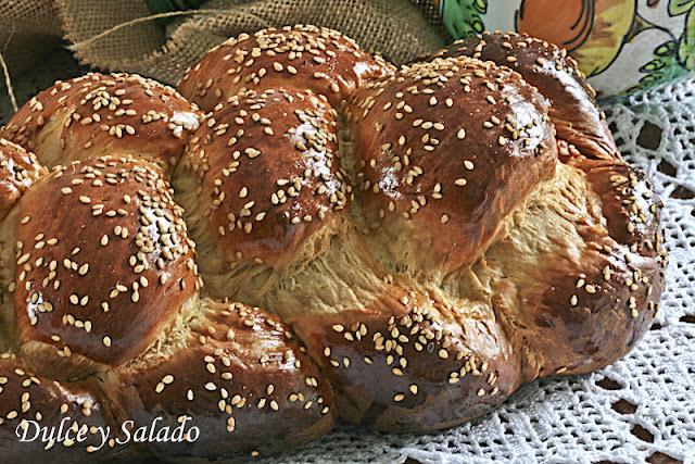 BRIOCHE TRENZADO CON CINCO CABOS (PASO A PASO) BRIOCHE TRENZADO CON CINCO CABOS (PASO A PASO)