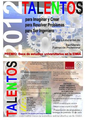 Concurso TALENTOS 2012 en la EIMI Almadén