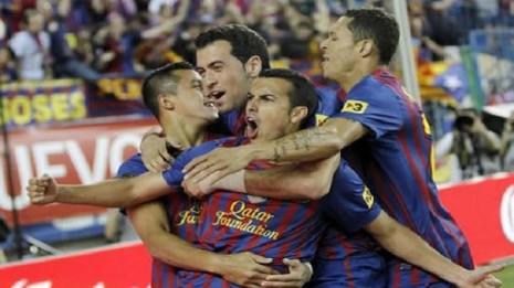 festejo barcelona Copa del Rey: Barcelona cerró la era Guardiola con otro título