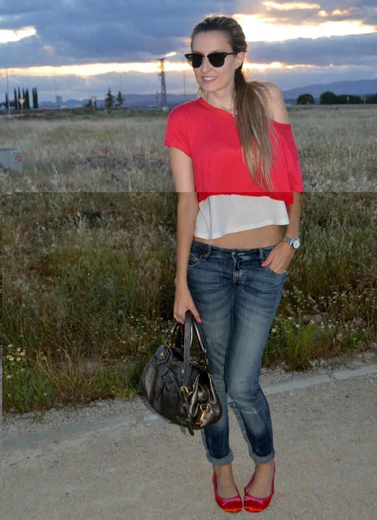Red and pink Red and pink