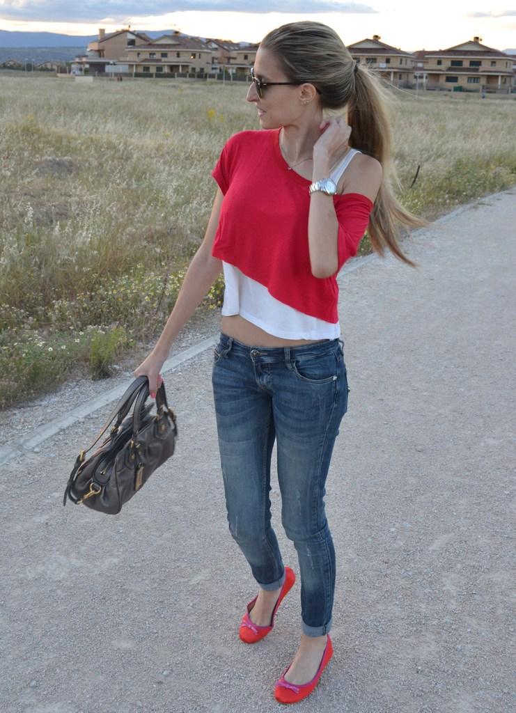 Red and pink Red and pink