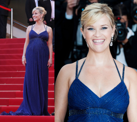 Reese Whitterspoon, una embarazada espléndida, en Cannes