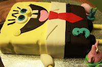 Tarta Bob Esponja. Paso a paso del proceso