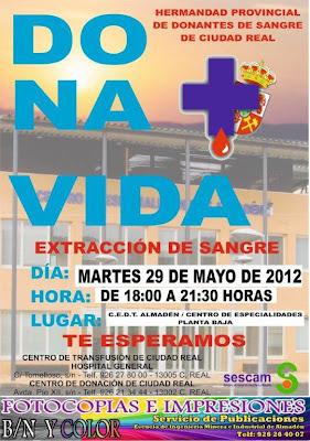 Mañana donación de sangre en Almadén