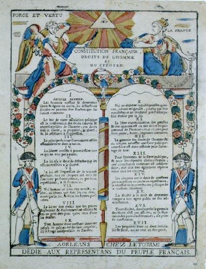 La revolución antifrancesa de Brumario de 214 ...las tablas sobre las cuales están grabados los derechos del hombre...
