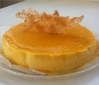 TARTA DE CREMA CATALANA CON YEMA TOSTADA