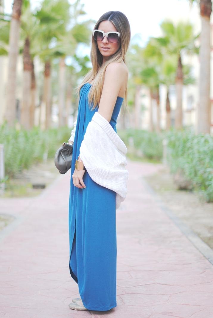 Vestido tipo griego en blog de moda de Mónica Sors, México