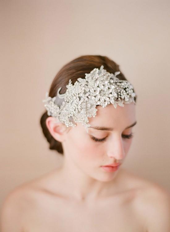 Novias con tocados de estilo vintage Novias con tocados de estilo vintage