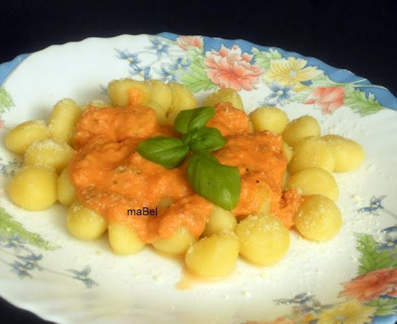 Ñoquis a la gauchito Ñoquis a la gauchito