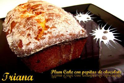 Plum Cake con pepitas de chocolate Plum Cake con pepitas de chocolate