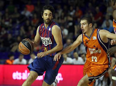 Navarro resurge para hacer reaccionar a un Barça que avasalla en Valencia (64-80) Navarro resurge para hacer reaccionar a un Barça que avasalla en Valencia (64-80)