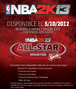 [Consolas]-2K Sports anuncia que NBA 2K13 estará disponible el 5 de octubre de 2012