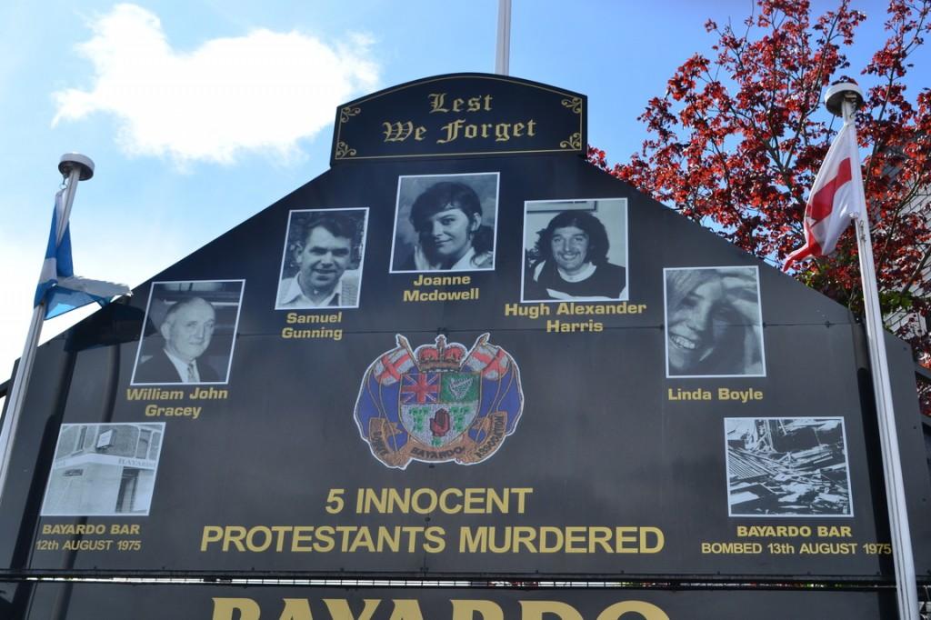Shankill Road: Inocentes protestantes muertos