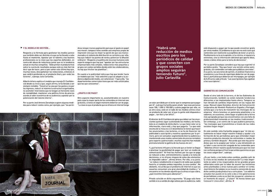 “Revista de Comunicación” y Ausín Sáinz. “Revista de Comunicación” y Ausín Sáinz.