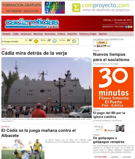 Cadiznoticias.com llega para quedarse Cadiznoticias.com llega para quedarse