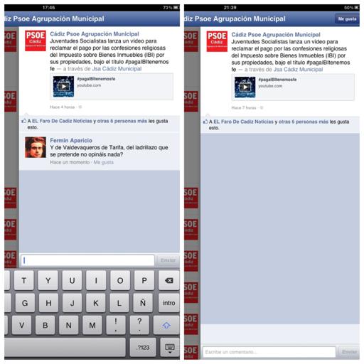 Al Face del PSOE de Cadiz, no le gusta que le pregunten. Al Face del PSOE de Cadiz, no le gusta que le pregunten.
