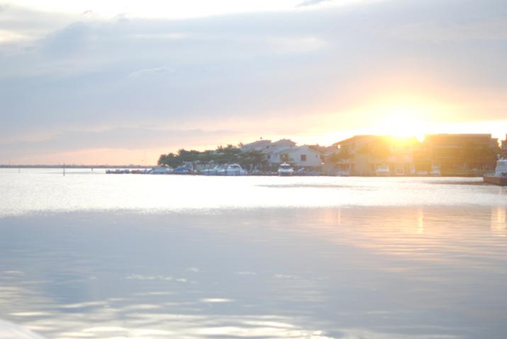 Sunset in Cancun