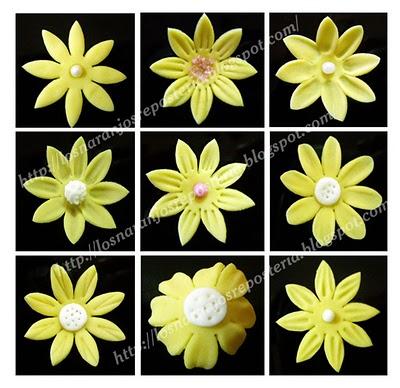 Como modelar una flor de varias formas distintas con un mismo cortador Como modelar una flor de varias formas distintas con un mismo cortador