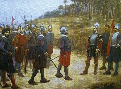 Los Viajes de Francisco Pizarro Episodio de la Isla del Gallo, en el Segundo Viaje de Pizarro