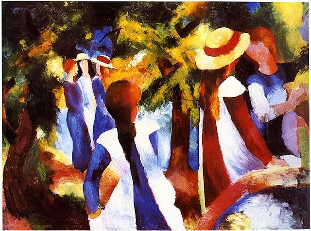 LAS VANGUARDIAS HISTÓRICAS: AUGUST MACKE LAS VANGUARDIAS HISTÓRICAS: AUGUST MACKE