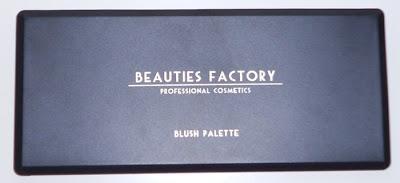 Paleta de coloretes de Beauties Factory Paleta de coloretes de Beauties Factory