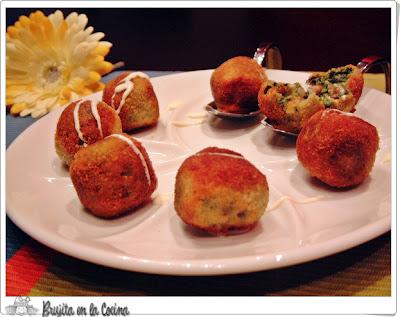 Croquetas de espinacas Croquetas de espinacas
