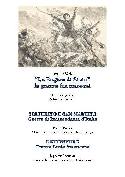 El 9 de junio el Museo Masónico de Florencia organiza una jornada de debates