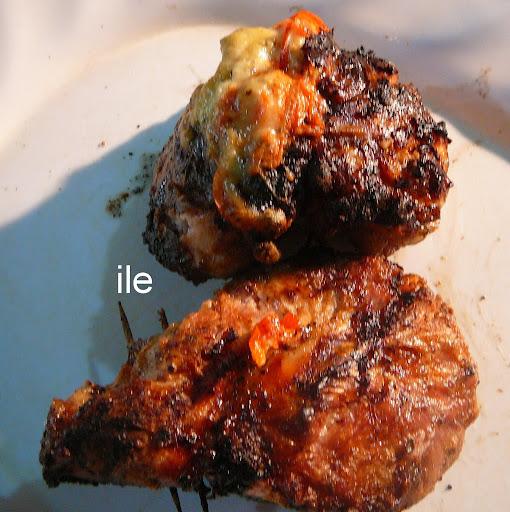 Mollejas rellenas con queso azul Mollejas rellenas con queso azul