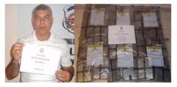 A este hombre lo detuvieron con 36 kilos de cocaína en vehículo A este hombre lo detuvieron con 36 kilos de cocaína en vehículo