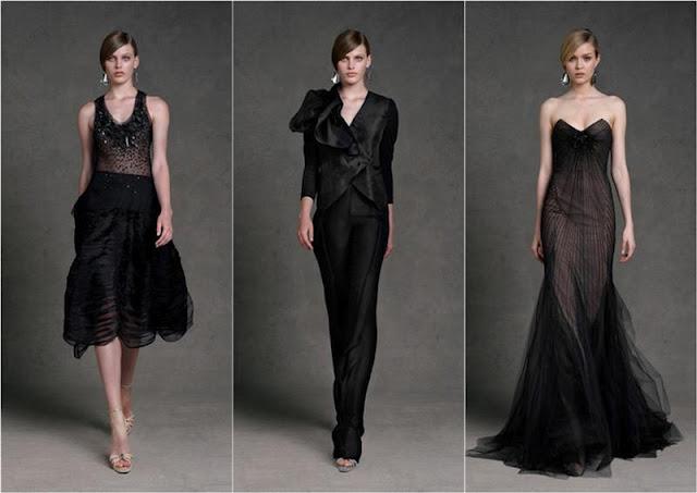 Donna Karan - Crucero 2012/2013 - La femineidad está en el monocromo!