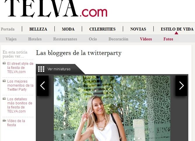 Twitter party de Telva