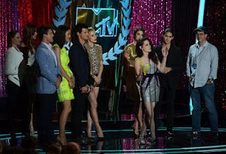 Palmarés y fotos de los MTV Movie Awards 2012