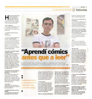 Entrevista en el Diario La Industria de Trujillo, 15 de abril 2012