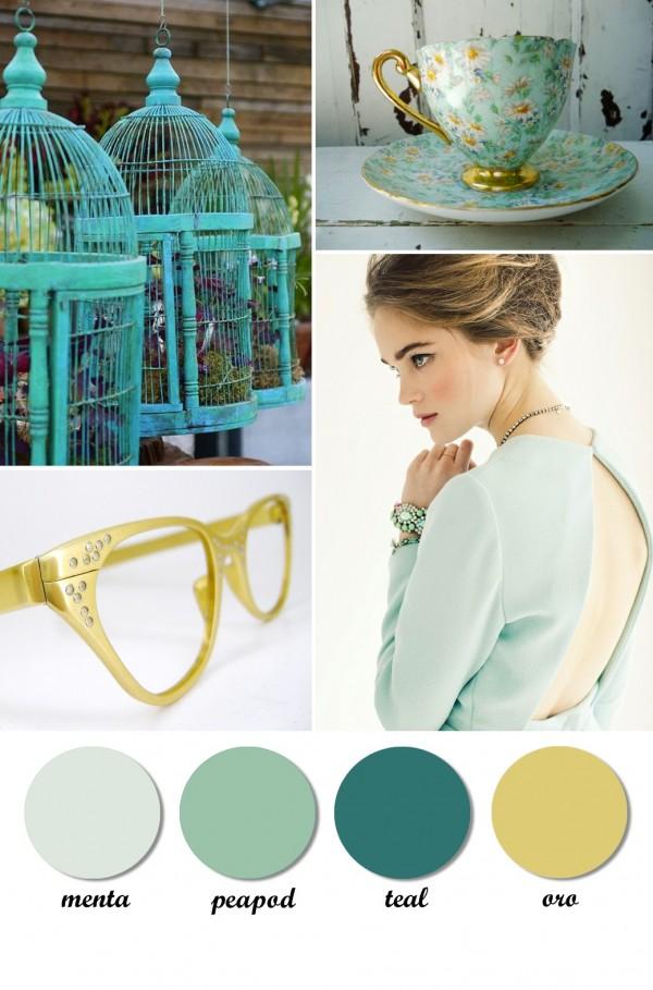 Colour Board 33. Mint, peapod, teal, gold Colour Board 33. Mint, peapod, teal, gold