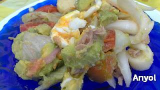 Ensalada de aguacate Ensalada de aguacate