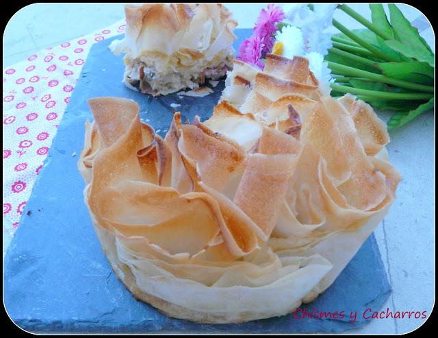 Quiche con Pasta Brick Quiche con Pasta Brick