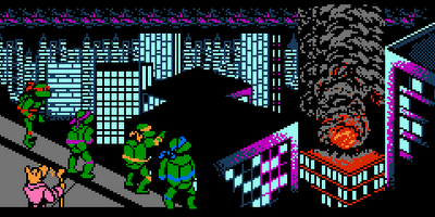 Teenage Mutant Ninja Turtles - Arcade Game (NES)