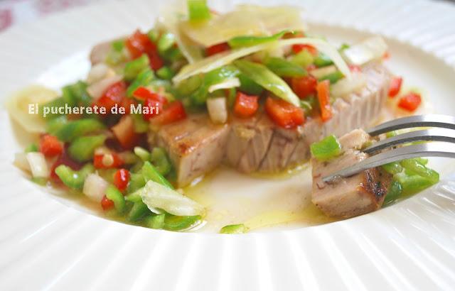 FILETES DE ATÚN EN SALSA VINAGRETA FILETES DE ATÚN EN SALSA VINAGRETA