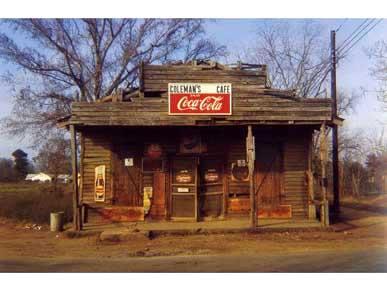 Coleman's Café. Greensboro, Alabama, 1971 “Café de Coleman ” de William Christenberry