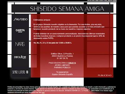 Beauty Experience con Shiseido ¿Te animas? Beauty Experience con Shiseido ¿Te animas?