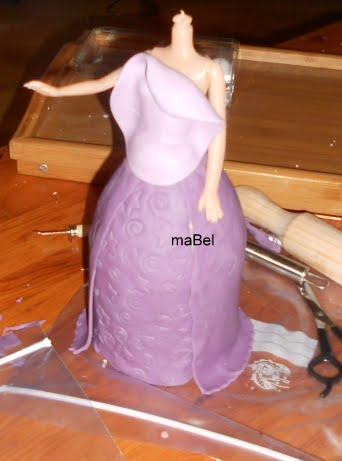 Rapunzel - 3º parte - Vestido y terminación