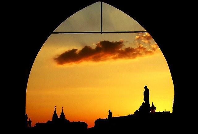 Atardecer en Praga Un país en imágenes: República Checa