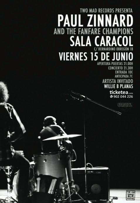 Paul Zinnard Paul Zinnard presenta su nuevo disco en Sala Caracol (Madrid)