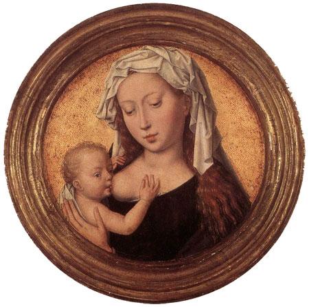Virgen con el niño. Hans Memling, 1487-90.