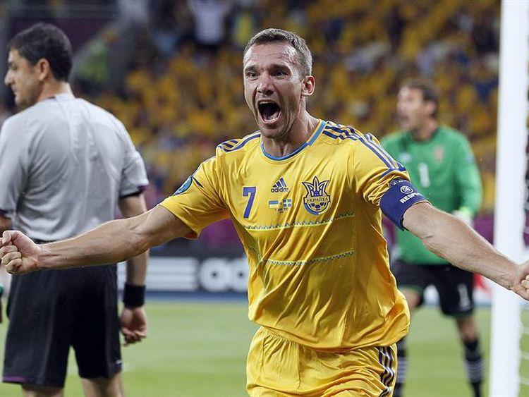 Ucrania 2 - Suecia 1: la noche de Shevchenko