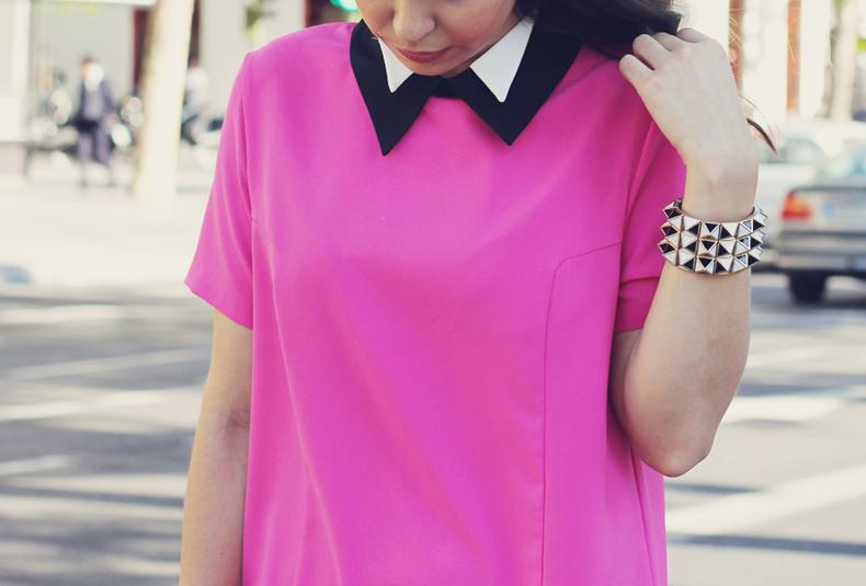 Double Collar Dress Collagevintage