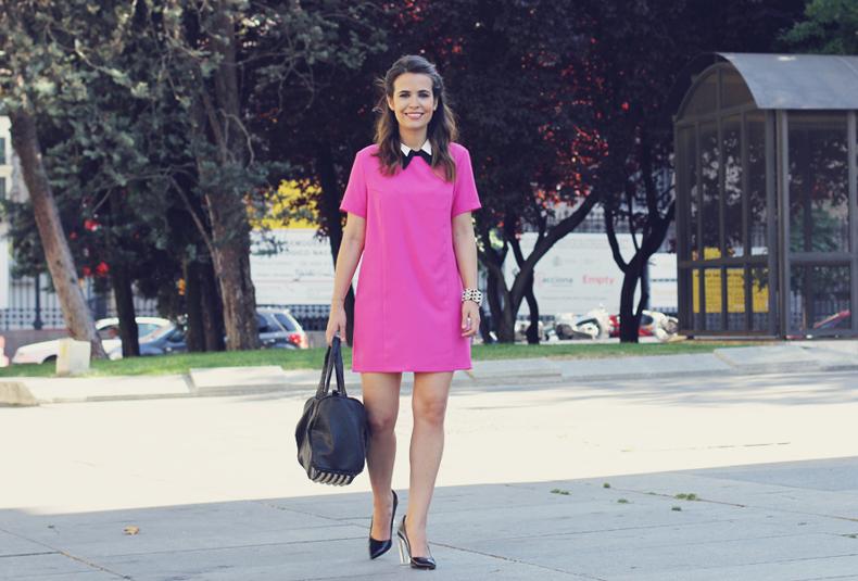 Double Collar Dress Collagevintage